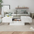HedoAjim White Marble Coffee Table by HedoAjim