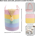 XUANGUO Rope Laundry Basket Hamper - Image 2