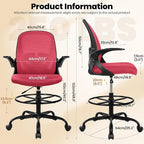 Primy Drafting Chair Tall Office Chair - Image 3
