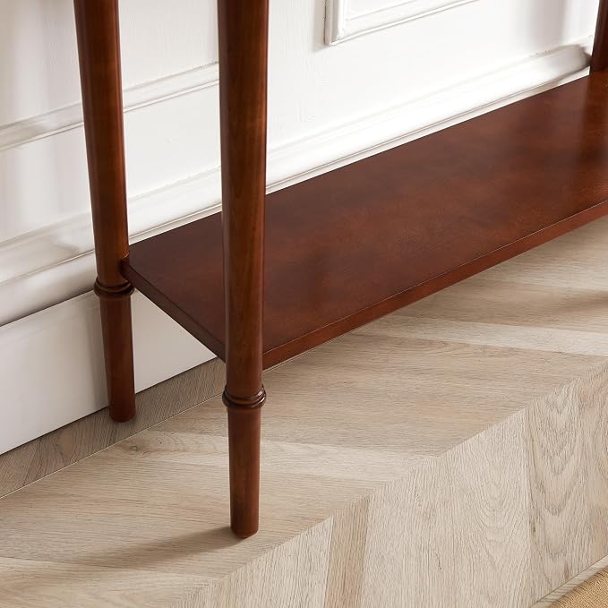 Leick Home Coastal Console Table, Solid Wood, - Image 12