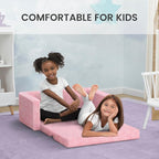 Delta Children - Serta Perfect Sleeper Kids 2-Seater Sofa, Convertible 2-in-1 - Image 4
