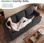 YOUDENOVA Sofa Couch, 3 Piece Set Comfy Sofa, 2 Loveseat & 3 Seater Sofa - Image 5