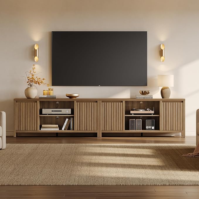 SICOTAS Fluted TV Stand for 55 65 inch TV - Image 9