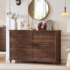 Joaxswe Farmhouse 6 Drawers Dresser - Image 4