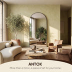 Antok 71" x32” Arched Full Length Floor Mirror, Free Standing/Wall Mount/Leaning - Image 4