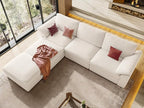 EASE MOOSE Oversized U Shape Sectional Modular Sofa, Wide Deep seat Sectional - Image 6