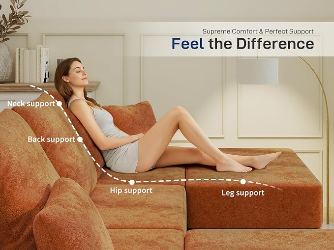 Cloud Modular Sectional Sofa, Comfy Boneless Couch - Image 8