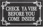Indoor Door Mat Welcome Mats for Front Door Outdoor Entry Black Doormat by HLFMVWE