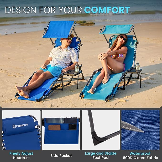 FUNDANGO 400lbs Tanning Chair - Image 7