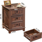 Joaxswe Farmhouse Coffee Table Set of 3, Furniture Set, Coffee Table - Image 3