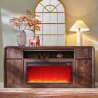 Modern Fireplace TV Stand with 36" LED Electric Fireplace - Image 3