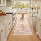 RELEANY Washable Area Rug, Runner 2'x5', Water Repellent, Pet Friendly - Image 2