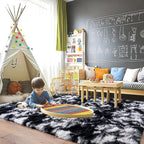 Pionblank 8x10 Rug for Living Room, Fluffy Large Area Rug - Image 4