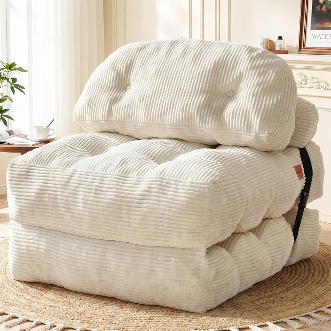 Folding Sofa Bed, Convertible Chair Bed by Vellorise