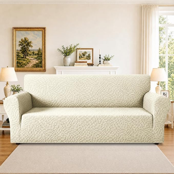 ZNSAYOTX 1 Piece Stretch Sofa Covers - Image 2