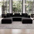Avenco 106.2” U-Shaped Modular Sectional Sofa Couch by Avenco