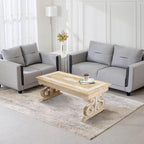 Lightnpro Mango Wood Rectangular Coffee Table - Image 8