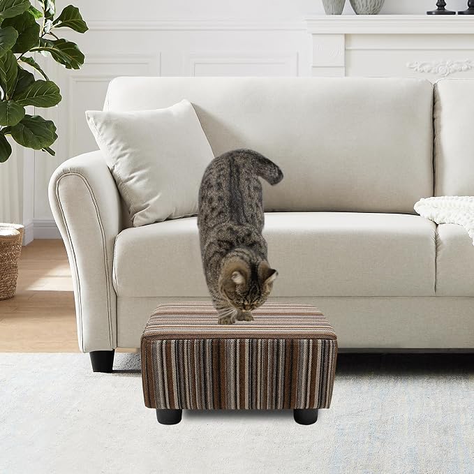 CAROLMADE Small Foot Stool Ottoman Footstool - Image 6