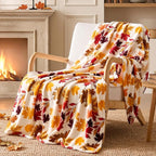 BEDELITE Fleece Blanket Soft Fall Throw by BEDELITE