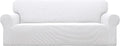Easy-Going Stretch Oversized Sofa Couch Slipcover Washable Snow White | 1-Piece by Easy-Going