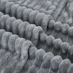 Grey Fleece Throw Blanket 50”×60” - Image 7