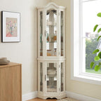 Glass Corner Display Cabinet - Image 3
