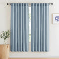 RYB HOME Light Filtering Linen Sheer Curtains 72 inch Long by RYBHOME