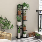 Laiensia Bamboo Plant Stand Rack 6 Tier, Indoor&Outdoor Planter Display Shelves - Image 4