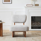 GDFStudio Upholstered Armless Accent Chairs Set of 2 Modern Side Chair - Image 8