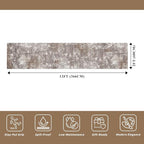 2x12 ft Washable Hallway Runner Rug – Non-Slip Stain-Resistant Low-Pile Long - Image 2