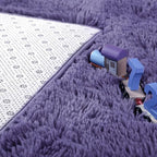9x12 Extra Large Taro Purple Fluffy Area Rug Non-Slip - Image 5