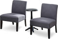 Furniture of America Casey Transitional 2-Piece Wood Round Pedestal Accent by FurnitureofAmerica