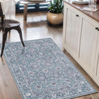 SERISSA 2x3 Washable Non Slip Floral Boho Small Area Rug - Image 8