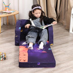 MOMCAYWEX Kids Sofa, 2-in-1 Flip-Out Foam Couch, Foldable Soft Play Lounge Chair - Image 5
