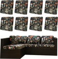 Outdoor Cushion Covers Set, Replacement by SUKAIKEQA