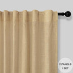 Light Brown Tan Curtains 72 Inch Length - Image 2