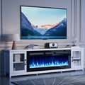 MXV 80" Fireplace TV Stand, Modern Entertainment Center by Unknown