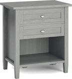 SIMPLIHOME Warm Shaker Bedside Table by SimpliHome