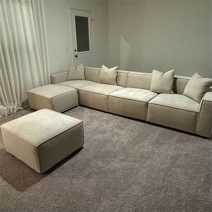 Acanva Luxury Modular Sectional Living Room Sofa Set, Modern Minimalist Style - Image 6