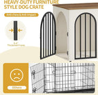 Hzuaneri 26.8'' Wooden Dog Crate Furniture, Indoor Dog Kennel Dogs Cage - Image 6