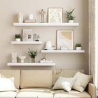 Dreamland White Floating Shelves 36 Inch Long, 8 Inch Deep Floating Shelves - Image 6