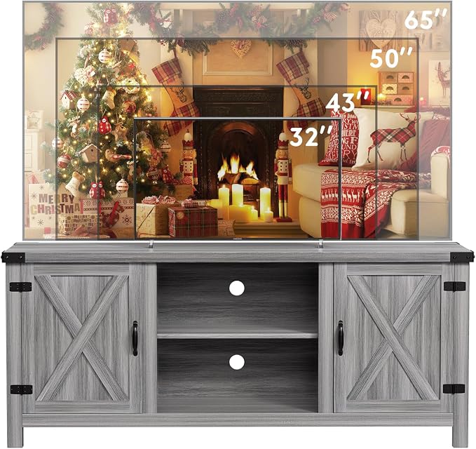 YESHOMY Modern Farmhouse TV Stand - Image 8