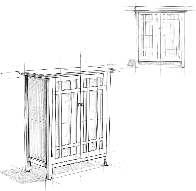 SIMPLIHOME Bedford Storage Cabinet - Image 14