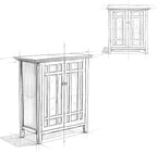 SIMPLIHOME Bedford Storage Cabinet - Image 14