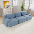 Boneless Sectional Couch, No Assembly Required, 117.3” Modular Cloud Sofa by ModonChicSofasCouches