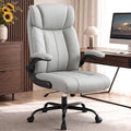 Office Chair, Leather Ergonomic Computer Desk Chair by Unknown