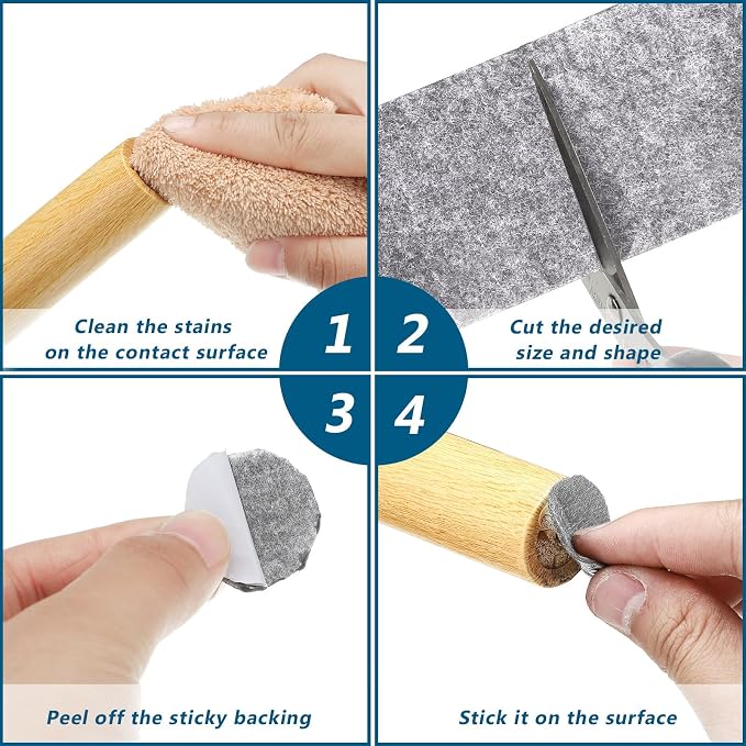 Shappy 2 Packs 120 x 2 x 0.04 Inch Felt Strips - Image 5