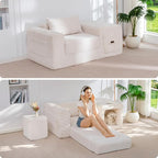 MAXYOYO Folding Sofa Couch, Convertible Floor Sofa by MAXYOYO