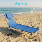 Ostrich the Original Chaise 72 x 22 Inch Lounge Portable Reclining Lounger - Image 9