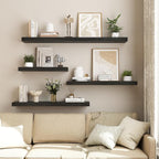 Dreamland 40 Inch Black Floating Shelves - Image 6